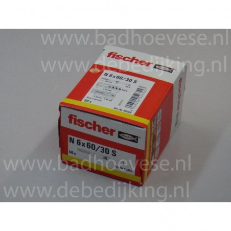 Fischer Nagelplug  N  6 X 60 / 30 S