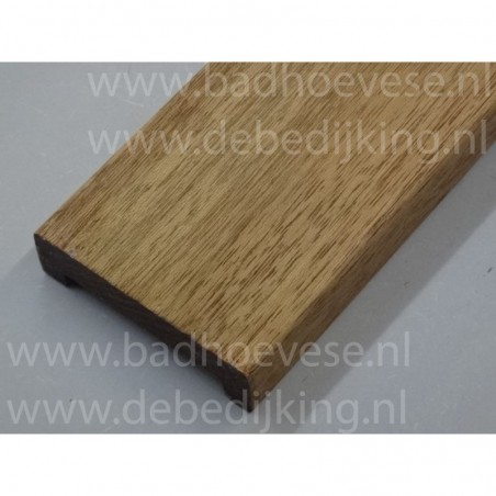 Gibolat 10 cm.Hardhout 28x120 mm.