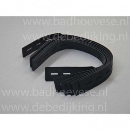 Riem rubber  voor kniebeschermers