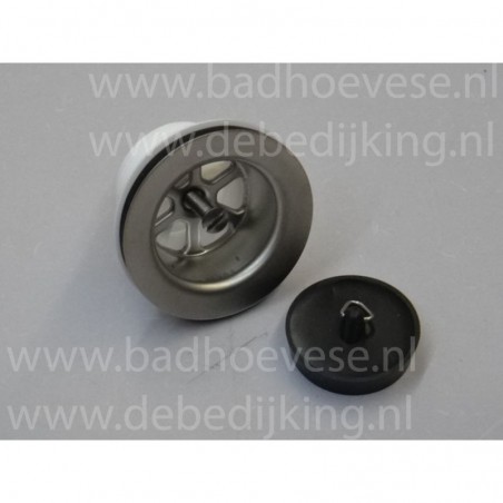 RVS wastafelplug S-13 32mm