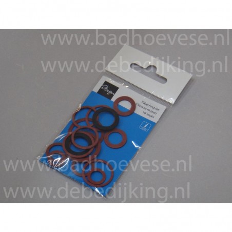 Assortiment fiberringen