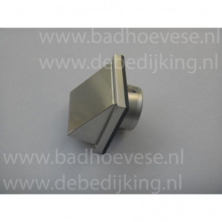 RVS Buitenrooster schuine kap