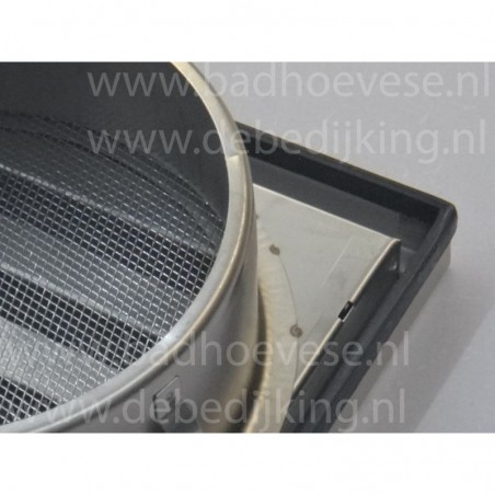 Stainless steel grille fixed slats