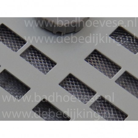 Sliding grille 200 x 200 mm white