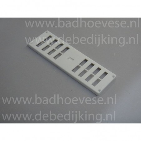 Afsluitbaar ventilatierooster wit