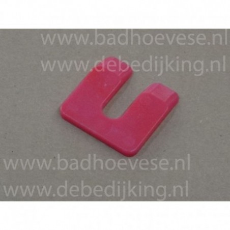 GB Uitvulplaat   5 mm   rood