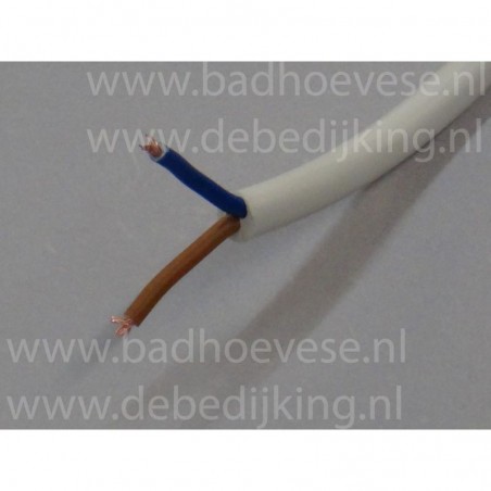 rond snoer  VMVL  2 x 1.5  mm2