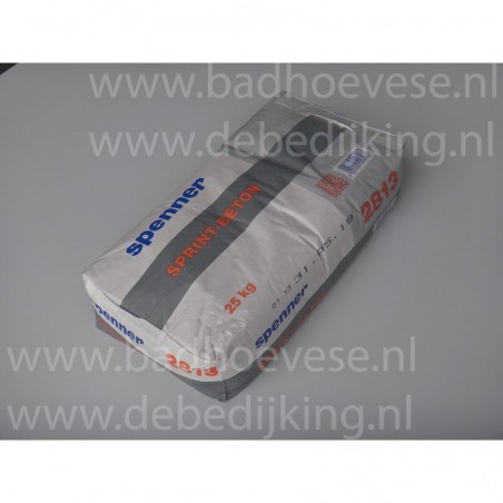 snelbeton mortel Spenner 25 kg