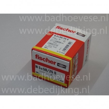 Fischer Nagelplug  N  5 X 50 / 25 S