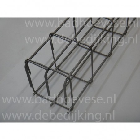 Prefab reinforcement cage to concrete size