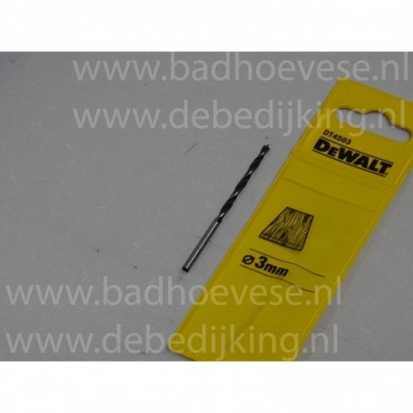 DeWalt Houtspiraalboor  diam. 3 mm