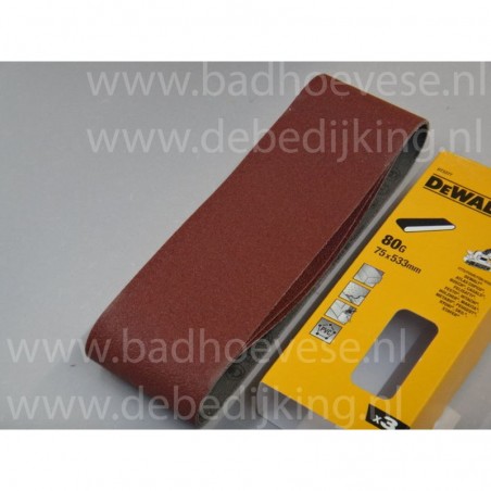 DeWalt Schuurband, 75 x 533 mm