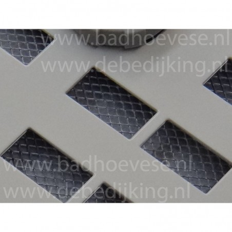 Sliding grille 160 x 160 mm white