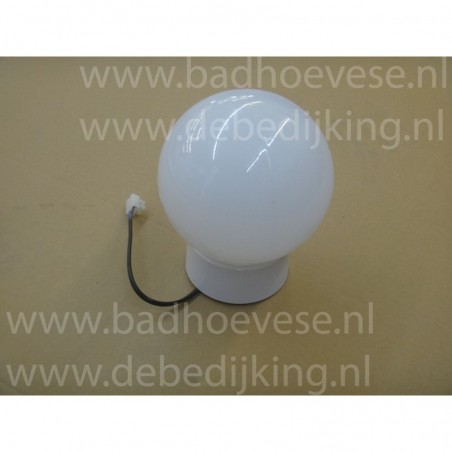 Badkamer bolletje compleet glas 60W