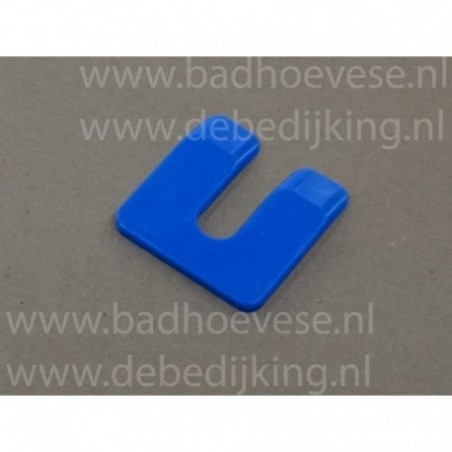 GB Uitvulplaat   4 mm   blauw