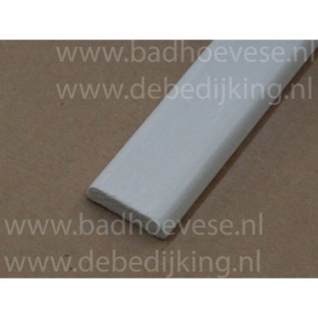 Meranti glazing bar 9x32 mm, white H1