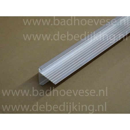 aluminum roof trim 60/45 250 cm