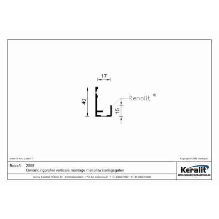 Keralit border profile