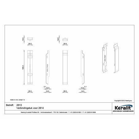 Keralite connecting piece