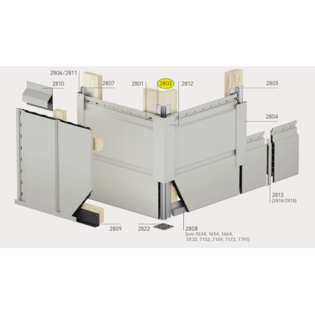 Keralit basic external angle profile