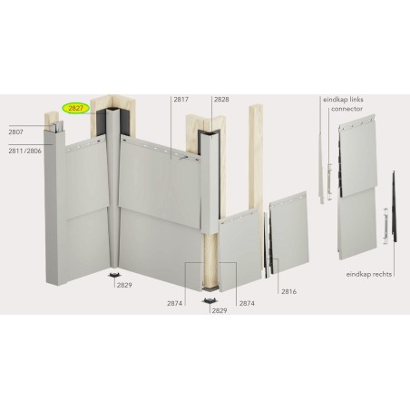 Keralit internal angle profile