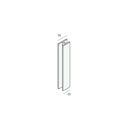 Keralit connection profile 10mm