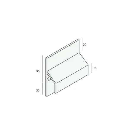 Keralit trim/bead connection profile