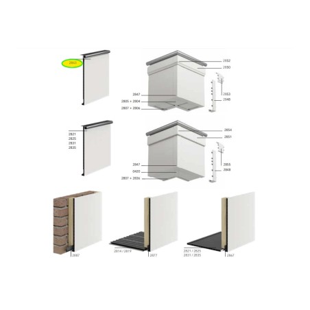 Keralit trim/bead connection profile