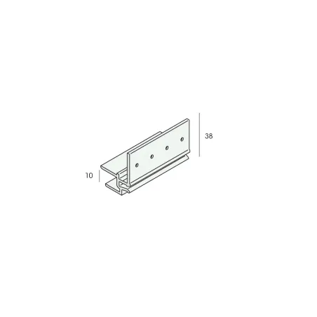 Keralit mounting profile 10 mm