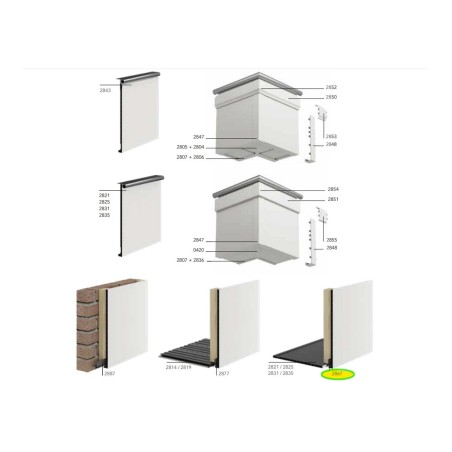 Keralit mounting profile 10 mm