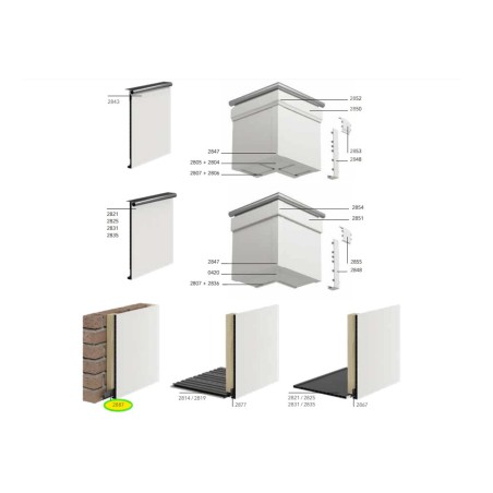 Keralit fascia mounting profile